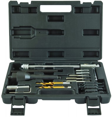 Thorvik GPRS16 Набор приспособлений для демонтажа сломанных свечей накаливания, 16 предметов GPRS16