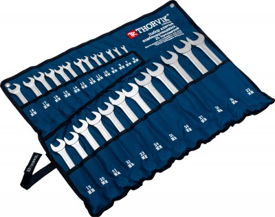 Thorvik CWS0025 Набор ключей гаечных комбинированных в сумке, 6-32 мм, 25 предметов CWS0025