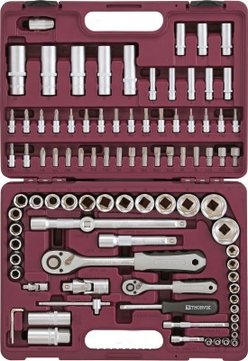 Thorvik UTS0094 Набор инструмента универсальный 1/4", 1/2"DR, 94 предмета UTS0094
