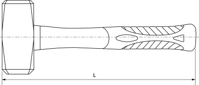 Thorvik PSH125 Кувалда с фиберглассовой рукояткой 1,25 кг PSH125