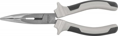 Thorvik BNP0150 Длинногубцы изогнутые 45° с двухкомпонентными рукоятками, 160 мм BNP0150
