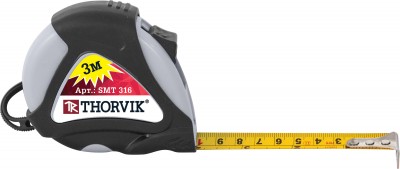Thorvik SMT316 Рулетка в обрезиненном корпусе, 3 м SMT316