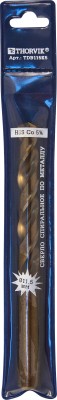 Thorvik TDB080K5 Сверло спиральное по металлу HSS Co в ПВХ упаковке, d8.0 мм TDB080K5