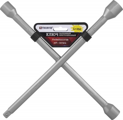 Thorvik CRTW35 Ключ баллонный крестообразный 17х19х21x1/2"DR, 350 мм CRTW35