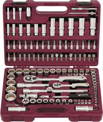  UTS0108MP Набор инструмента универсальный 1/4", 1/2"DR с головками торцевыми MultiProf, 108 предмето UTS0108MP