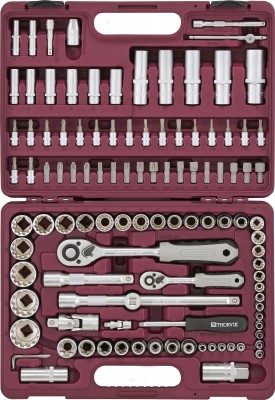  UTS0108MP Набор инструмента универсальный 1/4", 1/2"DR с головками торцевыми MultiProf, 108 предмето UTS0108MP