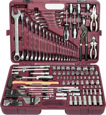  UTS0127 Набор инструмента универсальный 1/4", 1/2"DR, 127 предметов UTS0127