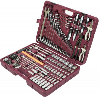  UTS0127 Набор инструмента универсальный 1/4", 1/2"DR, 127 предметов UTS0127