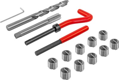 Thorvik TRIS101 Набор для восстановления резьбы M10x1.0, 15 предметов TRIS101