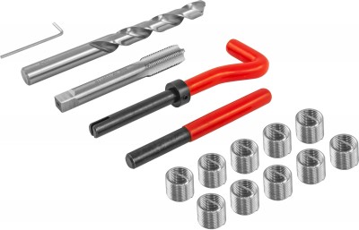 Thorvik TRIS12125 Набор для восстановления резьбы M12x1.25, 15 предметов TRIS12125