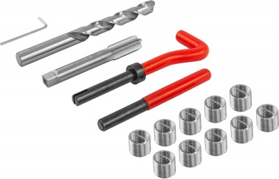 Thorvik TRIS1215 Набор для восстановления резьбы M12x1.5, 15 предметов TRIS1215