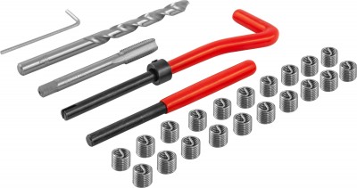 Thorvik TRIS710 Набор для восстановления резьбы M7x1.0, 25 предметов TRIS710