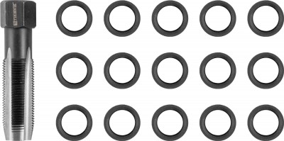 Thorvik SRTRK14125 Набор для восстановления резьбы свечного отверстия М14х1.25, 16 предметов SRTRK14125