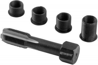 Thorvik GPTRK12125 Набор для восстановления резьбы свечного отверстия М12х1.25, 5 предметов GPTRK12125