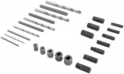 Thorvik SES25 Набор экстракторов поврежденного крепежа, 25 предметов SES25